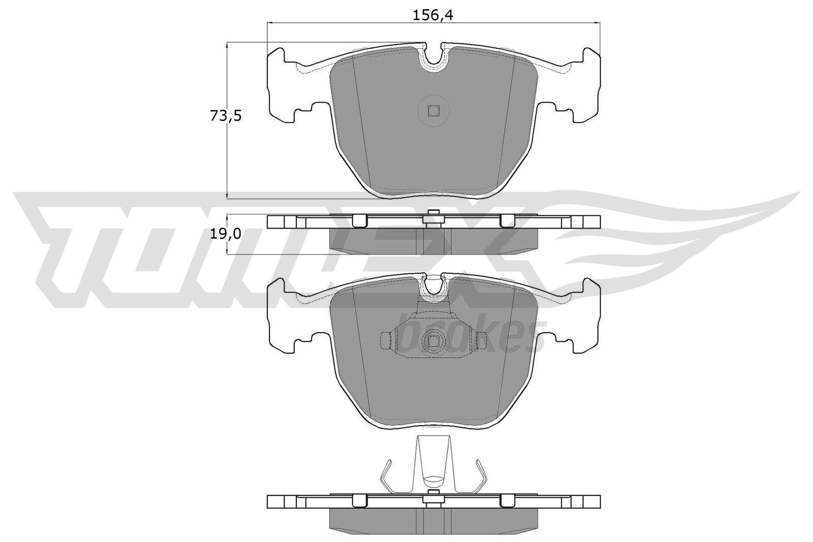 TOMEX Brakes TX 13-23 Sada...